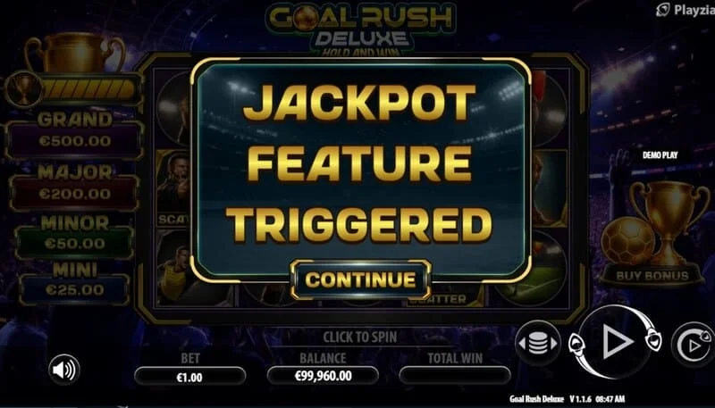 Goal Rush Deluxe - বোনাস বল সহ জ্যাকপট হোল্ড অ্যান্ড উইন লঞ্চ করা হচ্ছে